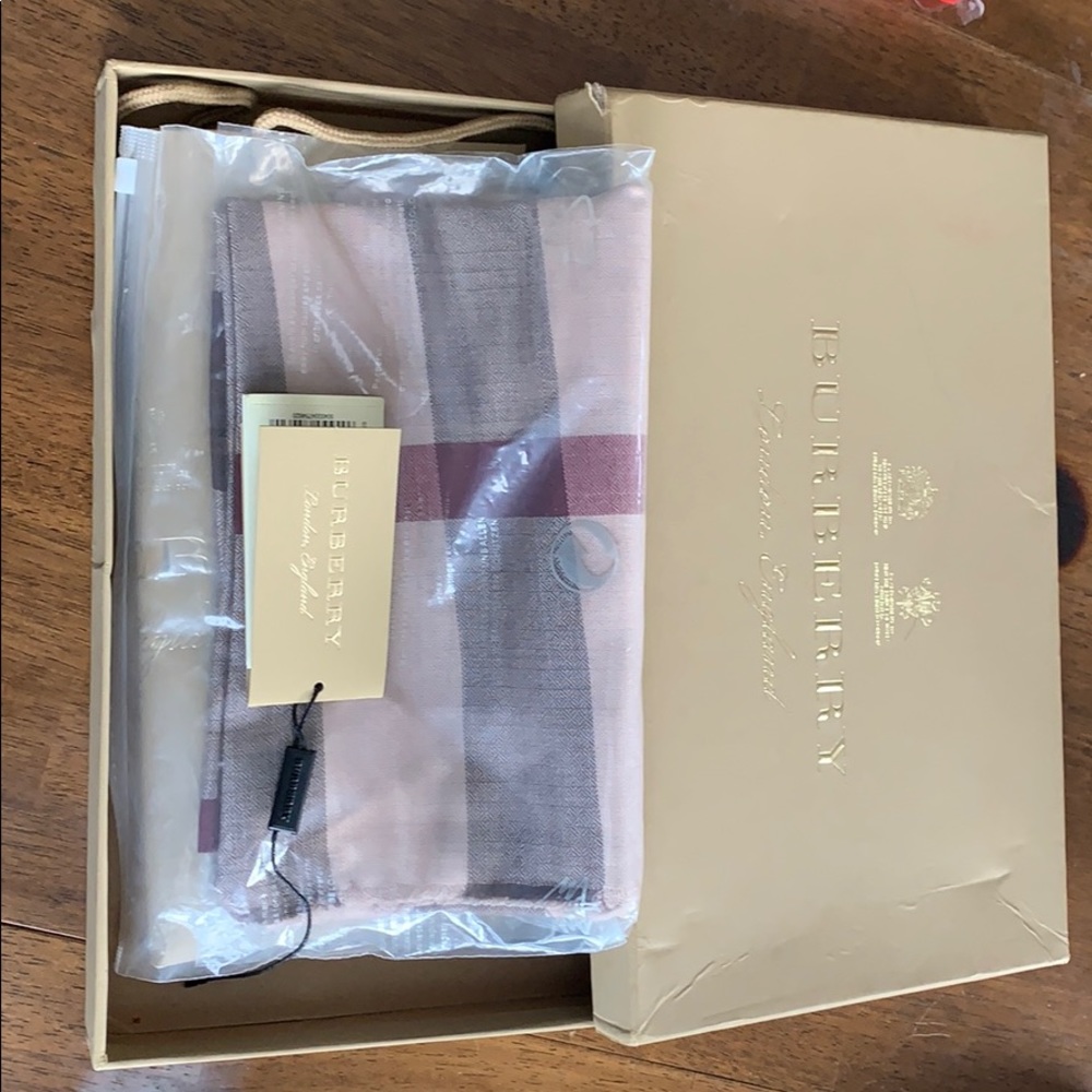Burberry Cashmere Men’s Scarf (Checked)